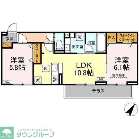 リベラルの物件間取画像